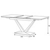 Jídelní stůl rozkládací 140-180x85 cm, mdf HT-W1630 WT