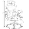 Kancelářská židle, houpací mechanismus, černá látka, KA-N1313 BK