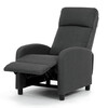 Polohovací křeslo, šedá, látka, TV-W3397 GREY2
