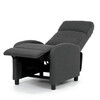 Polohovací křeslo, šedá, látka, TV-W3397 GREY2