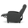 Polohovací křeslo, šedá, látka, TV-W3397 GREY2