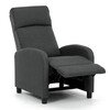 Polohovací křeslo, šedá, látka, TV-W3397 GREY2