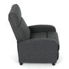 Polohovací křeslo, šedá, látka, TV-W3397 GREY2