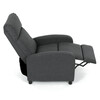 Polohovací křeslo, šedá, látka, TV-W3397 GREY2