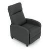 Polohovací křeslo, šedá, látka, TV-W3397 GREY2