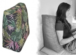 Relaxační polštář - motiv monstera
