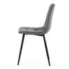 Jídelní židle, šedá, sametová látka, CT-V5081 GREY4