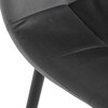 Jídelní židle, šedá, sametová látka, CT-V5081 GREY4
