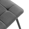 Jídelní židle, šedá, sametová látka, CT-V5081 GREY4