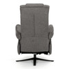 Polohovací křeslo, elektrické zabudované ovládání, funkce zero gravity, šedá, látka, TV-C5590 GREY2