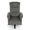 Polohovací křeslo, elektrické zabudované ovládání, funkce zero gravity, šedá, látka, TV-C5590 GREY2