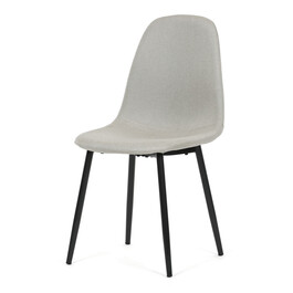 Jídelní židle, krémová, látka, CT-V2972 CRM2