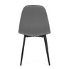 Jídelní židle, šedá, sametová látka, CT-V2971 GREY4