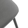 Jídelní židle, šedá, sametová látka, CT-V2971 GREY4