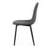 Jídelní židle, šedá, látka, CT-V2972 GREY2