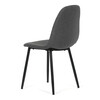 Jídelní židle, šedá, látka, CT-V2972 GREY2