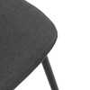 Jídelní židle, šedá, látka, CT-V2972 GREY2
