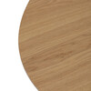 Oválný jídelní stůl 160x90cm, dýha, dub HT-L3523 OAK