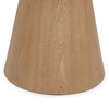 Oválný jídelní stůl 160x90cm, dýha, dub HT-L3523 OAK