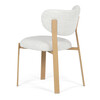 Jídelní židle, hnědá, látka, HC-L3125 OAK