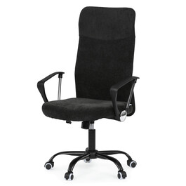 Kancelářská židle, houpací mechanismus, černá látka, KA-W3109 BK