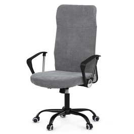 Kancelářská židle, houpací mechanismus, šedá látka, KA-W3109 GREY