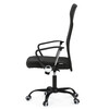 Kancelářská židle, houpací mechanismus, černá látka, KA-W3109 BK