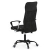 Kancelářská židle, houpací mechanismus, černá látka, KA-W3109 BK