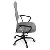 Kancelářská židle, houpací mechanismus, šedá látka, KA-W3109 GREY