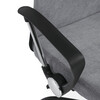Kancelářská židle, houpací mechanismus, šedá látka, KA-W3109 GREY