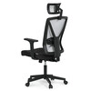 Kancelářská židle, houpací mechanismus, černá látka, KA-W3137 BK
