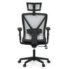 Kancelářská židle, houpací mechanismus, černá látka, KA-W3137 BK