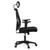 Kancelářská židle, houpací mechanismus, černá látka, KA-W3137 BK