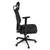Kancelářská židle, houpací mechanismus, černá látka, KA-W3137 BK