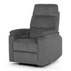 Sedací souprava, polohovací, šedá, manšestrová látka, ASD-C5981 GREY6
