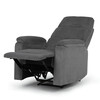 Sedací souprava, polohovací, šedá, manšestrová látka, ASD-C5981 GREY6