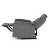 Sedací souprava, polohovací, šedá, manšestrová látka, ASD-C5981 GREY6