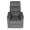 Sedací souprava, polohovací, šedá, manšestrová látka, ASD-C5981 GREY6