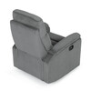 Sedací souprava, polohovací, šedá, manšestrová látka, ASD-C5981 GREY6