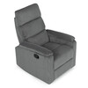 Sedací souprava, polohovací, šedá, manšestrová látka, ASD-C5981 GREY6