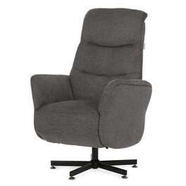 Polohovací křeslo, elektrické zabudované ovládání, šedá, látka, TV-C5479 GREY2