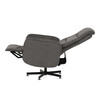 Polohovací křeslo, elektrické zabudované ovládání, šedá, látka, TV-C5479 GREY2