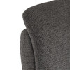 Polohovací křeslo, elektrické zabudované ovládání, šedá, látka, TV-C5479 GREY2