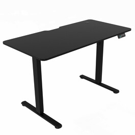 Ergonomický stůl s plynulou regulací výšky 120x60cm, melamin, carbon, LT-H2210 BK