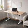 Ergonomický stůl s plynulou regulací výšky 120x60cm, melamin, dub, LT-H2210 OAK