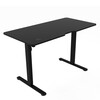 Ergonomický stůl s plynulou regulací výšky 120x60cm, melamin, carbon, LT-H2210 BK