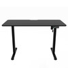 Ergonomický stůl s plynulou regulací výšky 120x60cm, melamin, carbon, LT-H2210 BK
