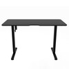 Ergonomický stůl s plynulou regulací výšky 120x60cm, melamin, carbon, LT-H2210 BK