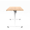 Ergonomický stůl s plynulou regulací výšky 120x60cm, melamin, dub, LT-H2210 OAK