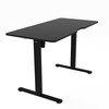 Ergonomický stůl s plynulou regulací výšky 120x60cm, melamin, carbon, LT-H2210 BK